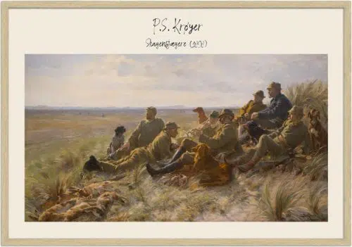Skagensjægere (1898) med ramme
