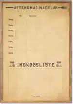Aftensmad plantavle