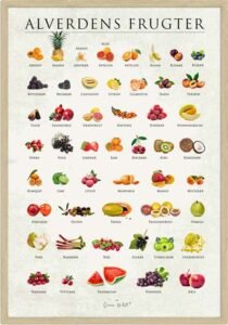Alverdens Frugter Plakat
