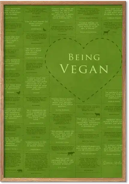 Vegansk Citatplakat