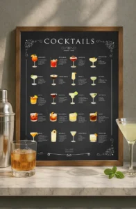 Cocktail Plakat