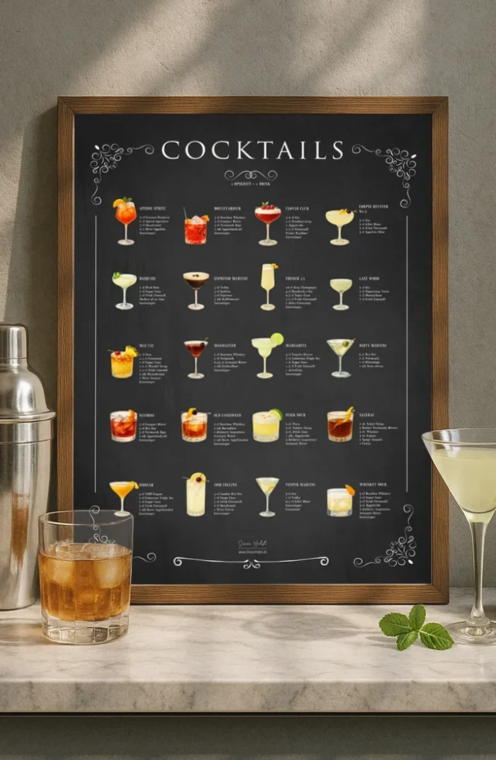 Cocktail Plakat