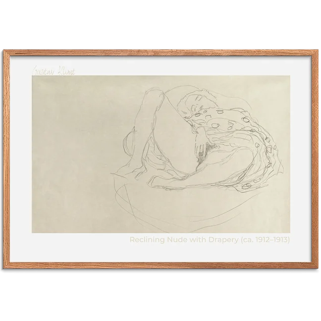 Reclining Nude with Drapery