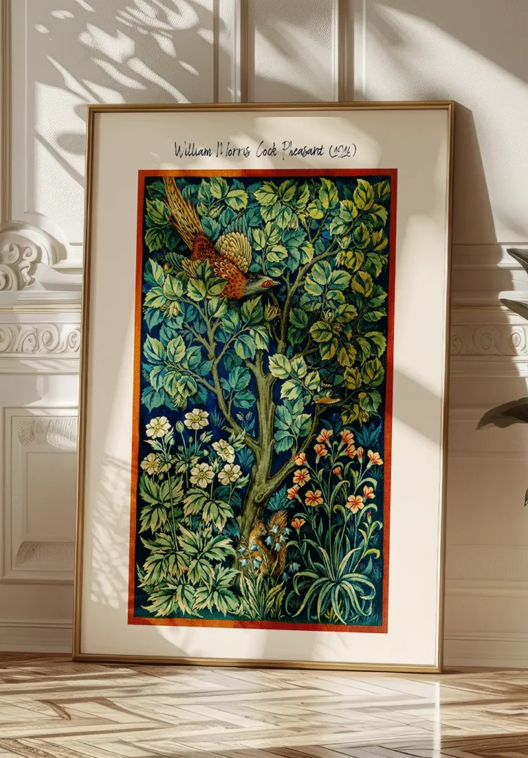 William Morris Cock Pheasant (1916) Featured