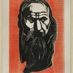 Head of an old man with beard