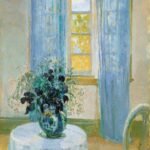 Interiør  med  Klematis