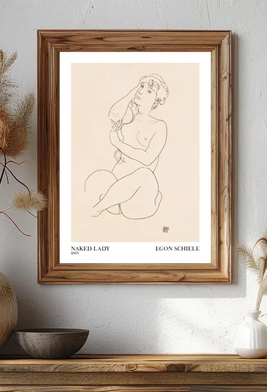 Egon Schiele - Naked Lady