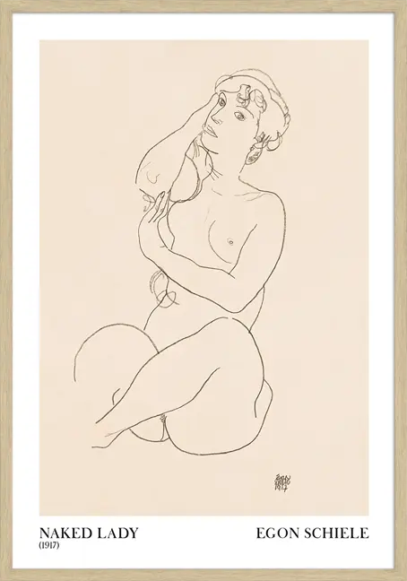 Egon Schiele - Naked Lady