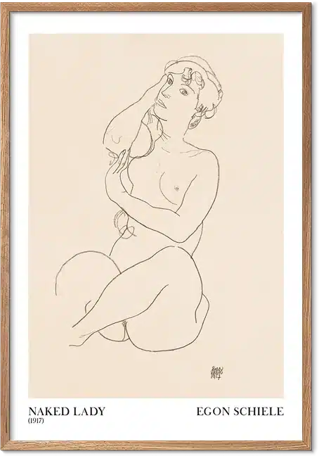 Naked Lady – Egon Schiele (1917)