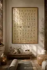 Plakat med YogaStillinger - Billede 2