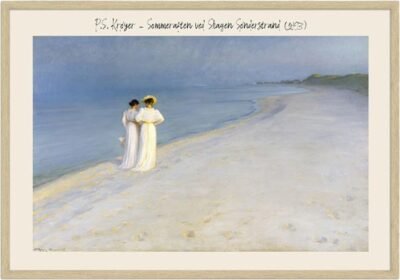 Sommeraften ved Skagen Sønderstrand 1893