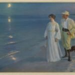 Sommeraften ved Skagen Strand