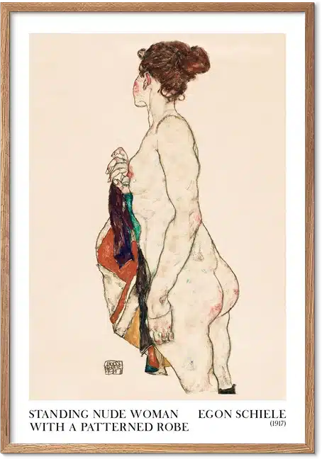 Standing nude woman