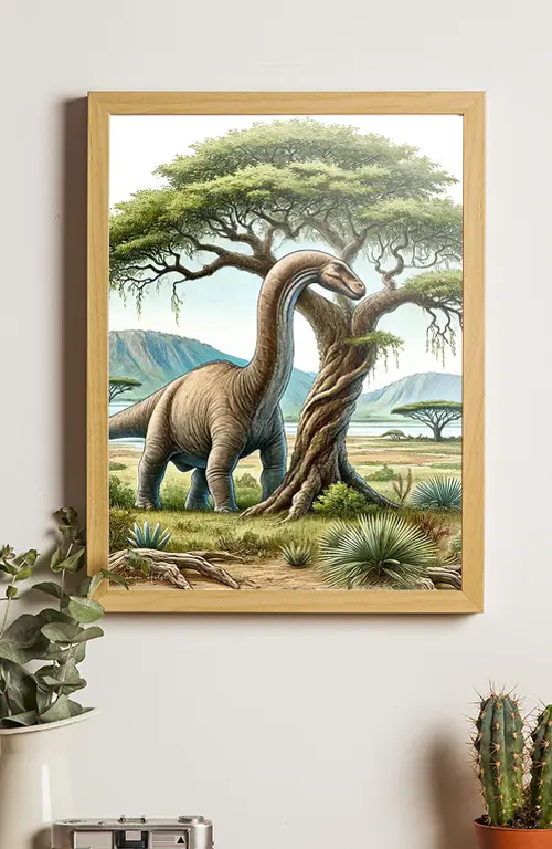 Brachiosaurus Plakat