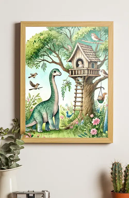 Brachiosaurus Børneplakat