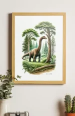 Brachiosaurus Plakat