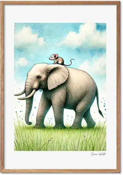 Elefant Plakat