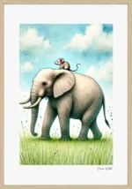 Elefant Plakat