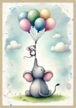Elefant og mus Plakat
