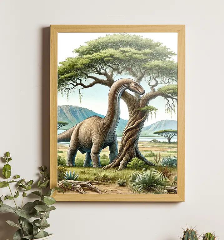 Brachiosaurus Børneplakat