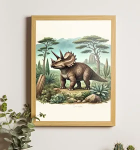 Plakat med Dinosaur