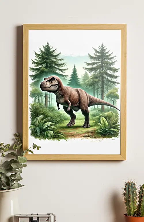 T Rex Børneplakat