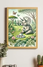 Triceratops Børneplakat