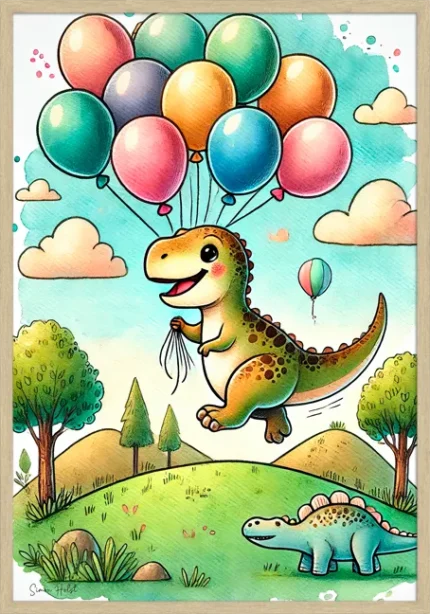 Tyrannosaurus Rex Børneplakat
