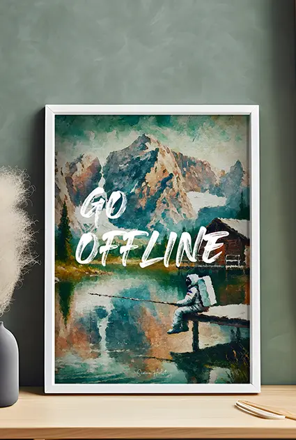 Go Offline Plakat