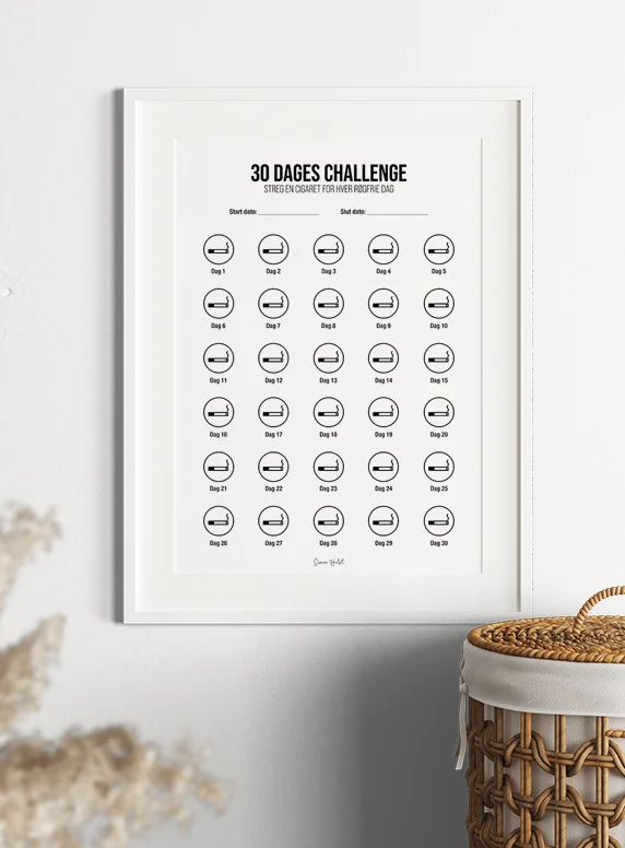 Rygestop Challenge Plakat