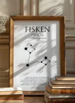 Fisken Stjernetegn Plakat