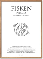 Fisken Stjernetegn Plakat