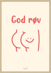God Røv Plakat