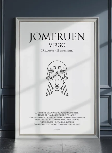Jomfruen Stjernetegn Plakat