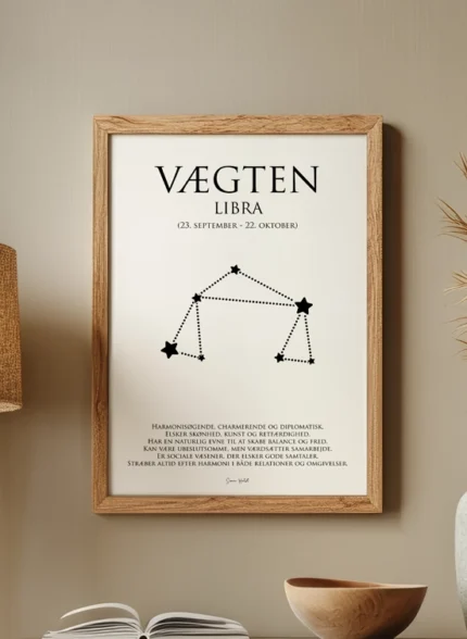 Vægten Stjernetegn plakat