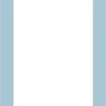 Lyseblå Passepartout