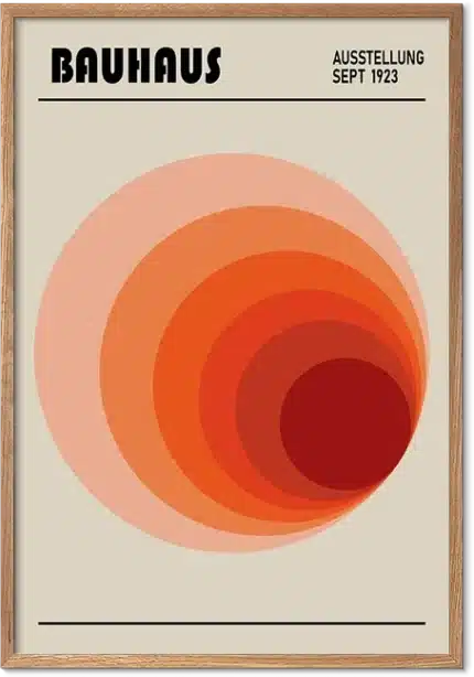 Bauhaus Circles 1923 plakat