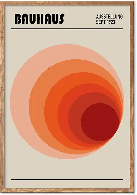 Bauhaus Circles 1923 plakat