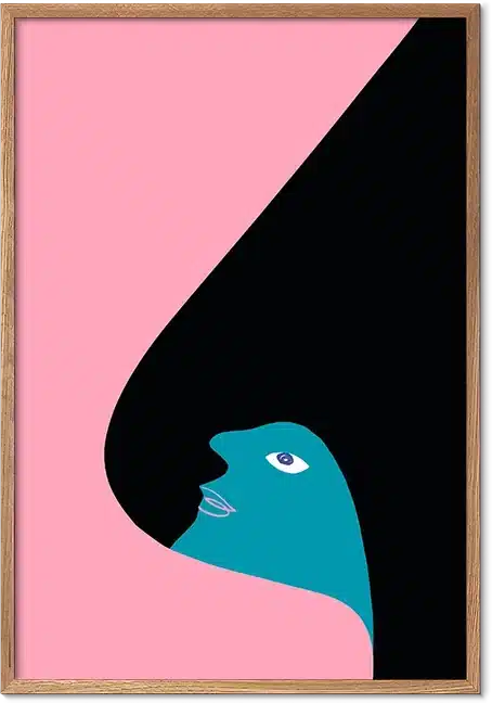 Bauhaus Blue Man plakat