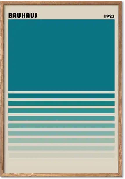Bauhaus Cyan 1923 plakat