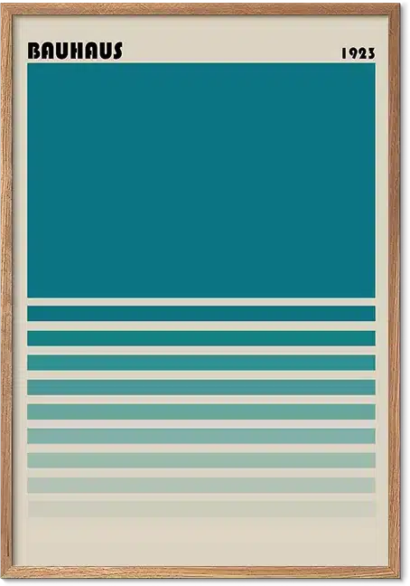 Bauhaus Cyan 1923 plakat