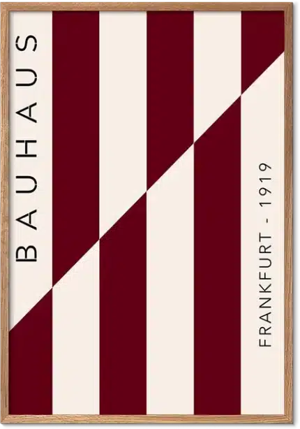 Bauhaus Frankfurt 1919 plakat