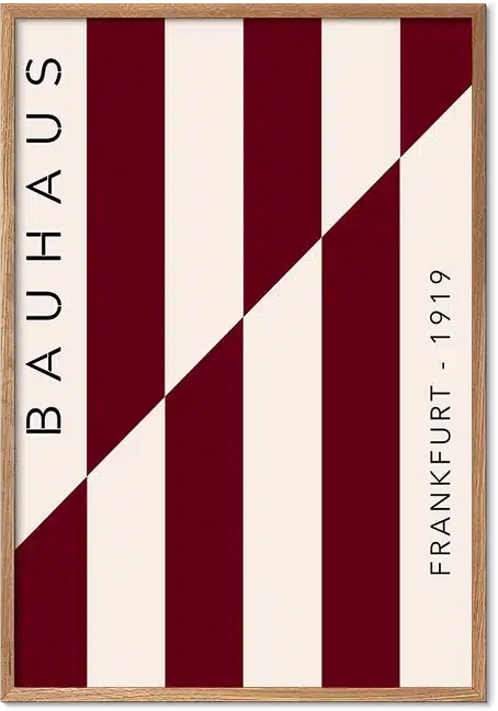 Bauhaus Frankfurt 1919 plakat