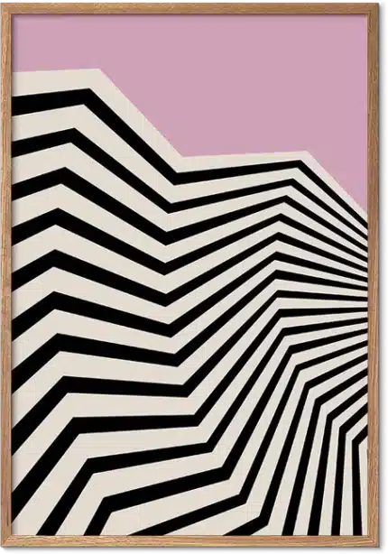 Bauhaus Slipped Bands plakat