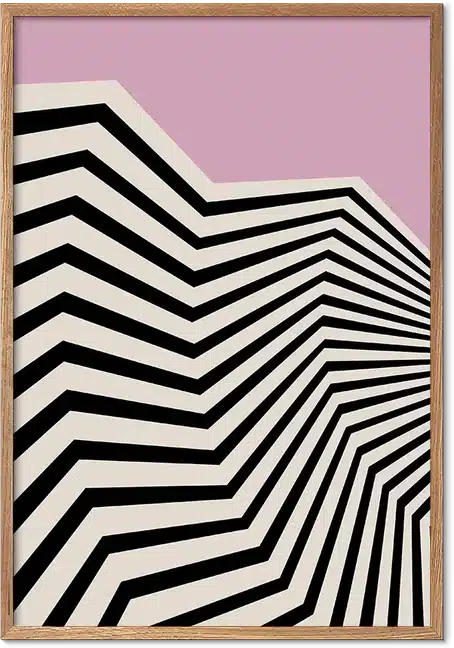 Bauhaus Slipped Bands plakat