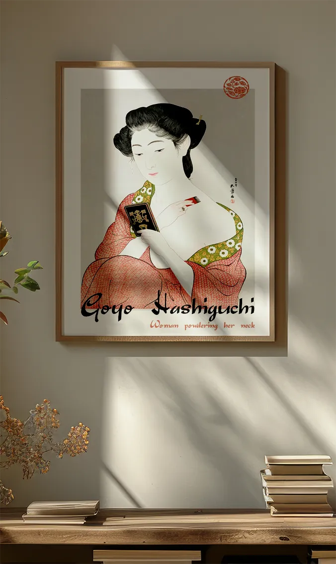 Woman Powdering Her Neck - Goyo Hashiguchi
