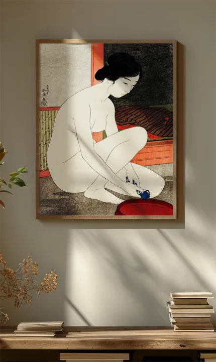 Woman after a bath - Goyo Hashiguchi