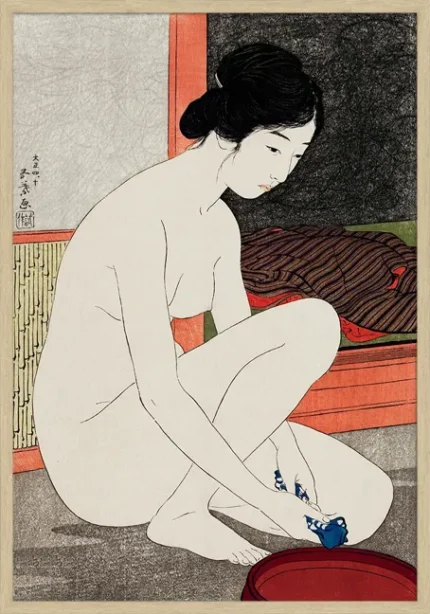 Woman after a bath - Goyo Hashiguchi