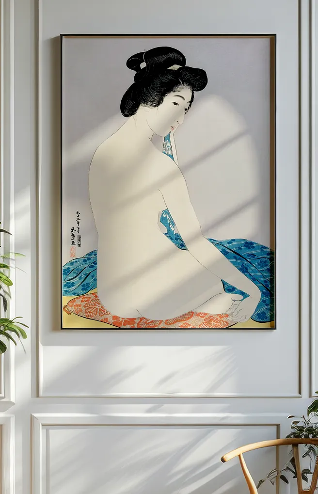 Woman after bath - Goyo Hashiguchi