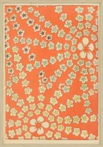 Blomstrende mønster af Furuya Kōrin